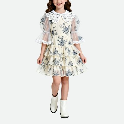 retro-lace-collar-floral-layered-long-sleeved-girls-dress
